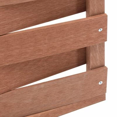VidaXL Panneau de clôture WPC 170x180 cm Marron – Image 4