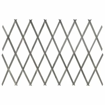 VidaXL Clôture à treillis 5 pcs Gris Bois de sapin massif 180x60 cm – Image 4