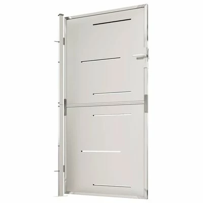 VidaXL Portail de jardin 100x180 cm Acier inoxydable – Image 4