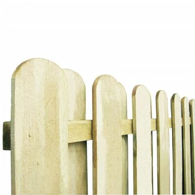 VidaXL Panneau de clôture Bois de pin imprégné 180x180 cm – Image 4