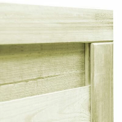 VidaXL Portillon Bois de pin imprégné 100 x 75 cm Vert – Image 4