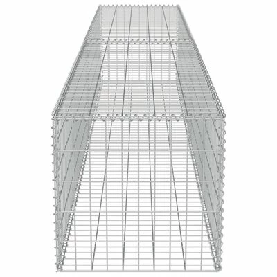 VidaXL Mur en gabion avec couvercles Acier galvanisé 300 x 50 x 50 cm – Image 5