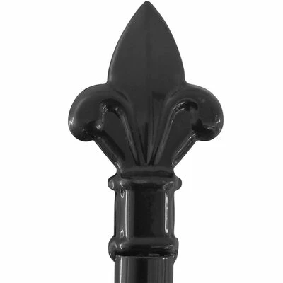 VidaXL Double portail avec haut sous forme de lance 400 x 225 cm – Image 5