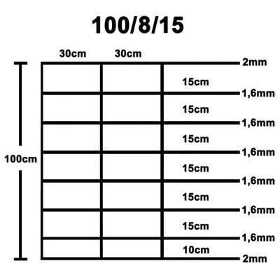 VidaXL Clôture de jardin Acier galvanisé 50x1 m Argenté – Image 5