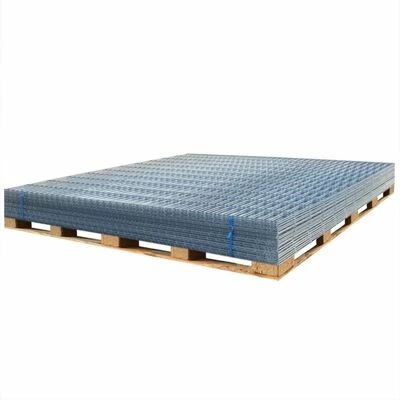 VidaXL Panneaux de clôture de jardin 2D 2008x0,83 m 4 m total Argenté – Image 5