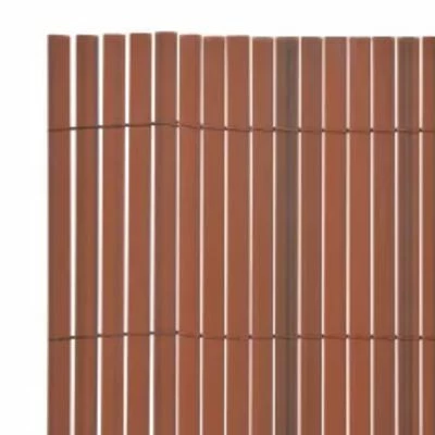 VidaXL Clôture de jardin double face 110x500 cm Marron – Image 5