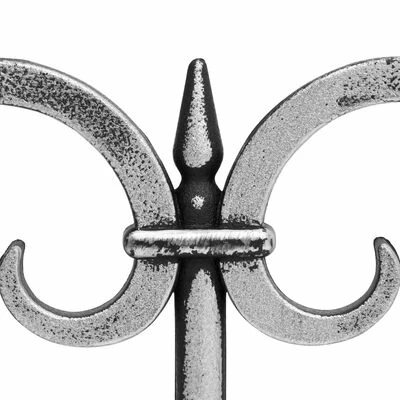 VidaXL Bordures de pelouse 17 pcs Argentée 10 m PP – Image 5