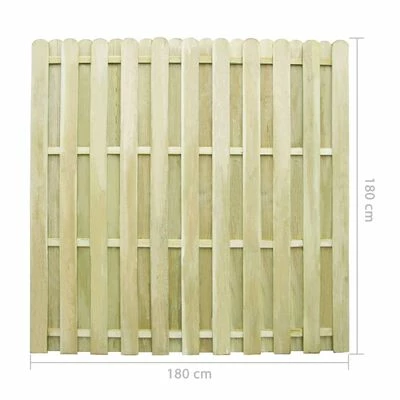 VidaXL Panneau de clôture Bois de pin imprégné 180x180 cm – Image 5