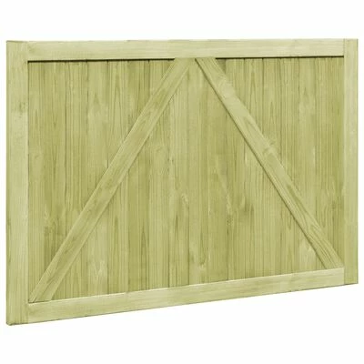 VidaXL Portillons de jardin 2 pcs Bois de pin imprégné 300x100 cm – Image 5