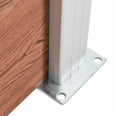 VidaXL Clôture de jardin WPC 175x105 cm Marron – Image 5