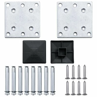 VidaXL Clôture de jardin WPC 526x106 cm Marron – Image 6