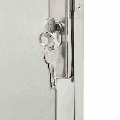 VidaXL Portail de jardin 100x125 cm Acier inoxydable – Image 6