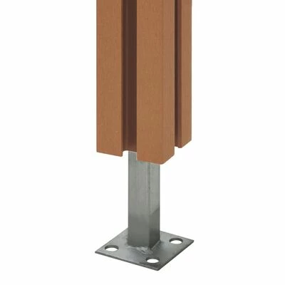 VidaXL Poteaux de clôture 3 pcs WPC 185 cm – Image 6