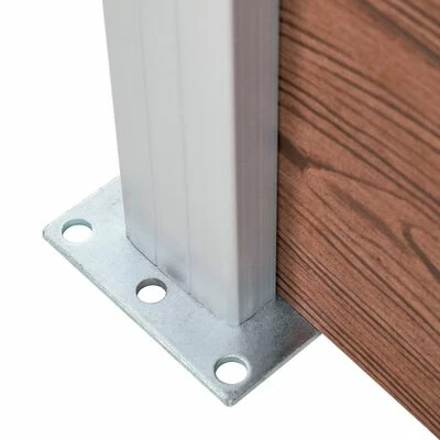 VidaXL Clôture de jardin WPC 175x186 cm Marron – Image 6